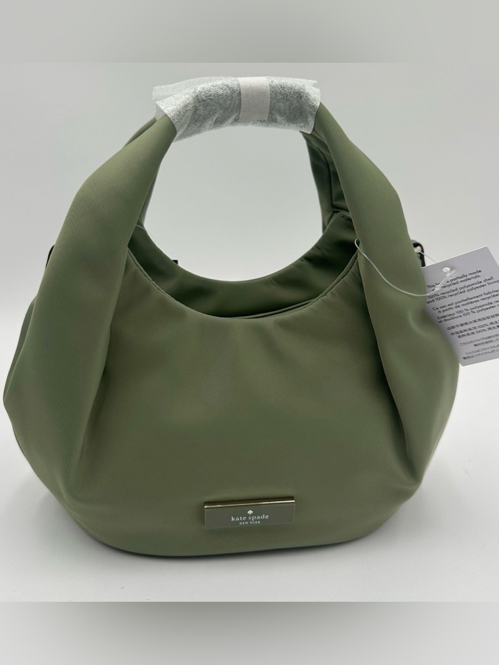 Kate Spade Carter Small Pleated Crossbody Bag - Cedar Stone NWT